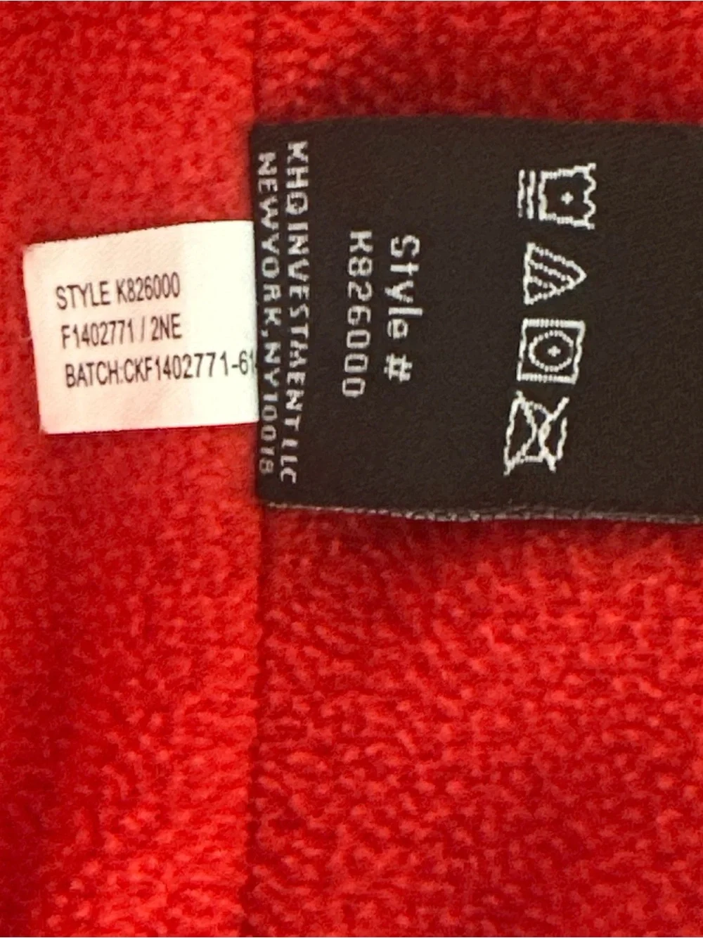 Calvin Klein Kids Gray Puffer Jacket with Red Hood Lining